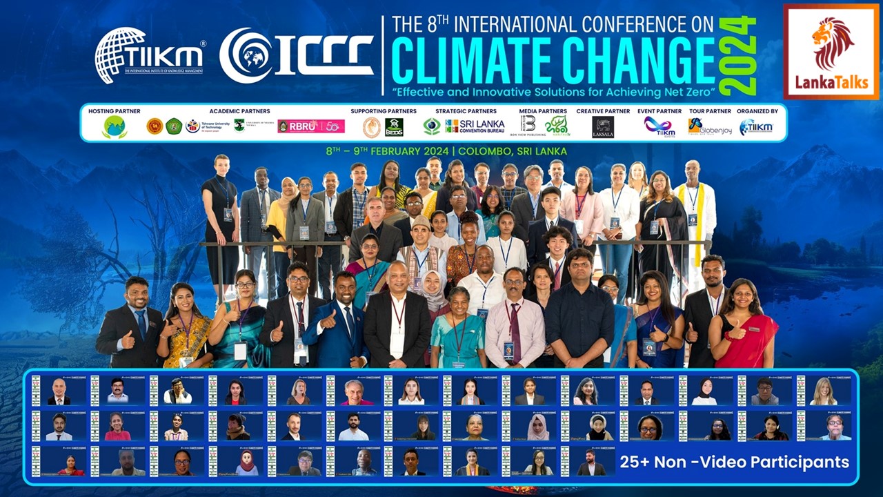 The 8th International Conference on Climate Change 2024 concluded triumphantly in Colombo, Sri Lanka