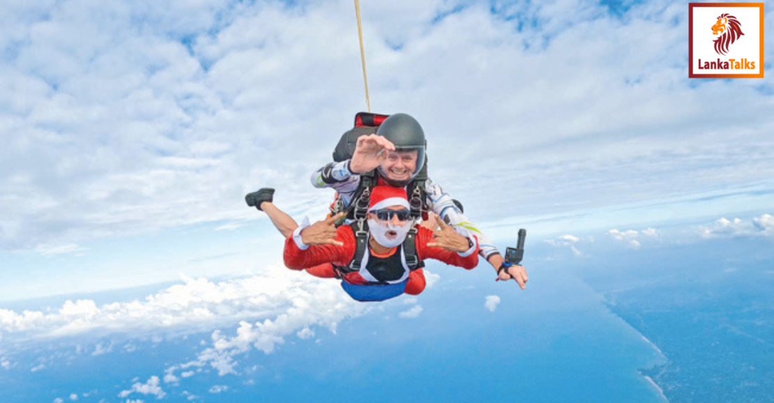 Santa takes the skies at Occidental Eden Beruwala
