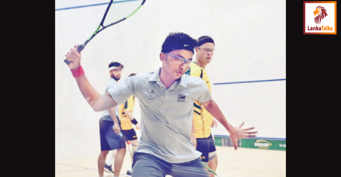 Sri Lanka’s Squash ace Ravindu misses mark
