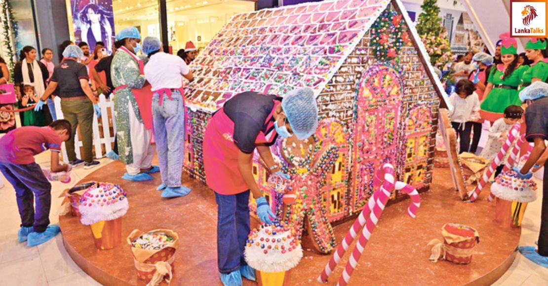 Daintee unveils Lanka’s first edible gingerbread house at One Galle Face Mall