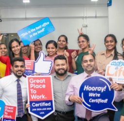 Sanasa Life Insurance Company PLC accredited with great place to work