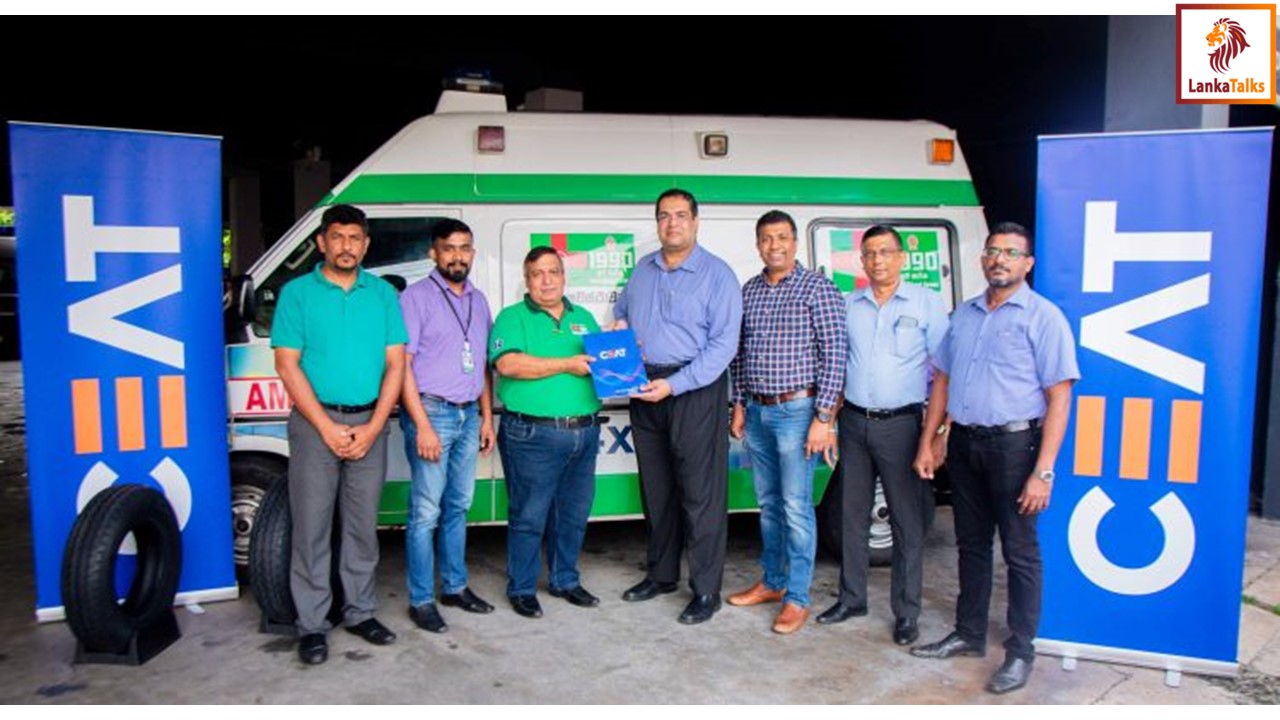 CEAT helps keep Suwa Seriya ambulances on the road