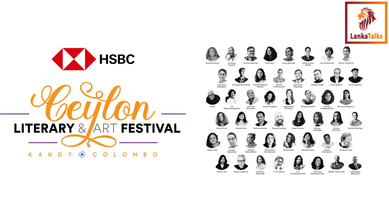 44 Authors, 23 Sessions across 2 cities, the 1st edition of HSBC Ceylon Literary & Arts Festival