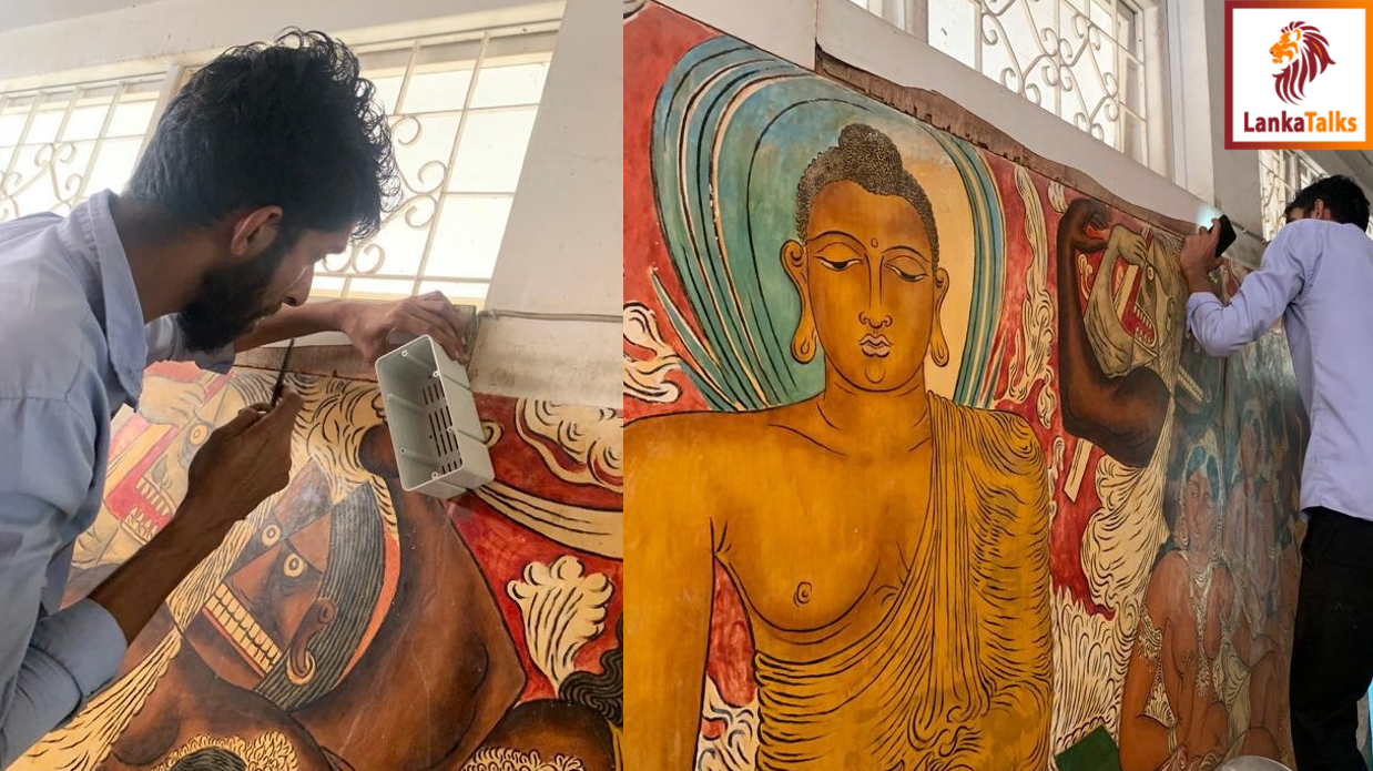 Nations Trust Bank supports restoration of historic murals at Gothami Viharaya