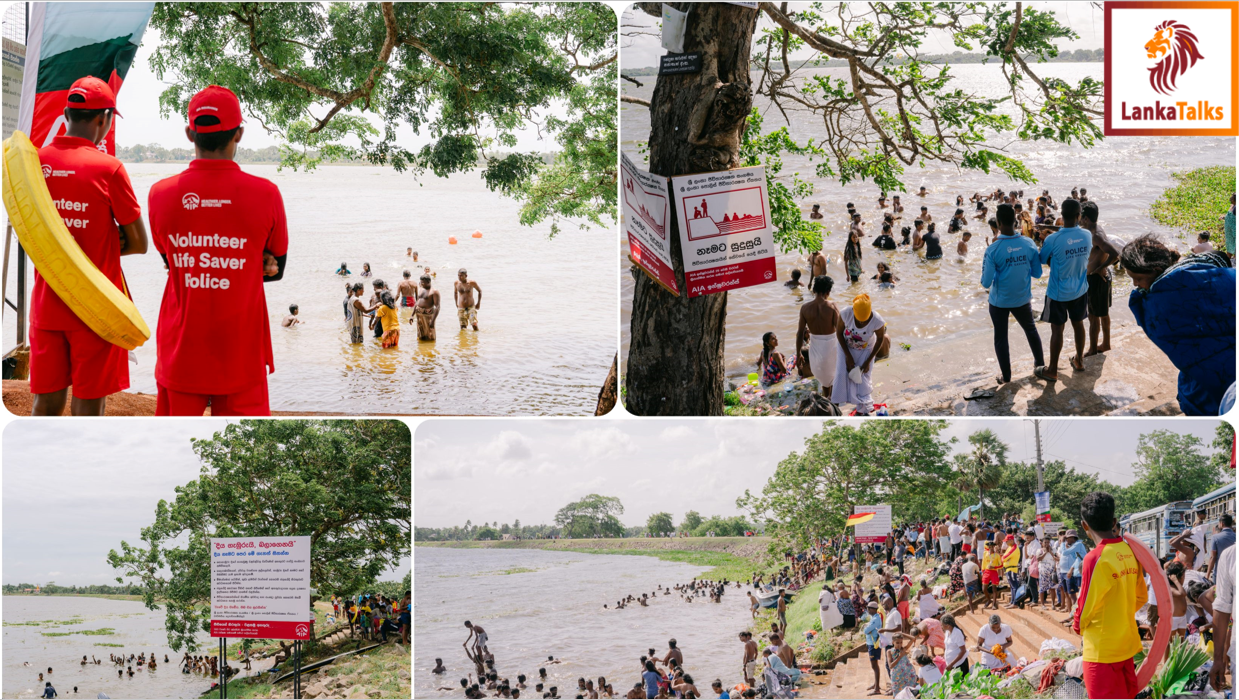 Safeguarding Sri Lanka’s national poson festival for 29 years, AIA Poson Safety Programme saved 6 lives this year.