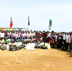 INSEE Cement and INSEE Ecocycle with Sri Lanka Police Led a Beach Cleanup to Mark World Environment Day 2024.