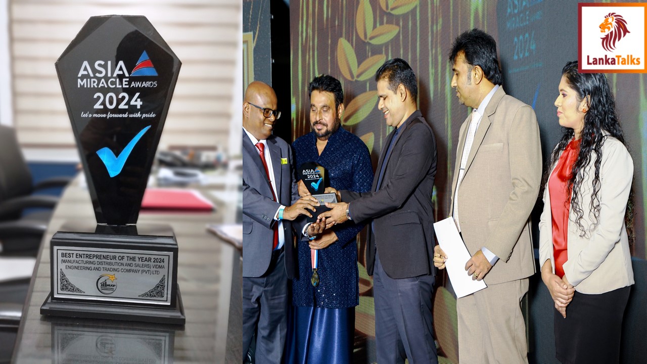 Vidma Engineering and Trading Company wins Best Entrepreneur Award at Asia Miracle Awards