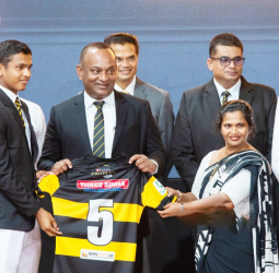 Three Sinha Industries proclaims Gold Sponsorship for D. S. Senanayake College Rugby Team