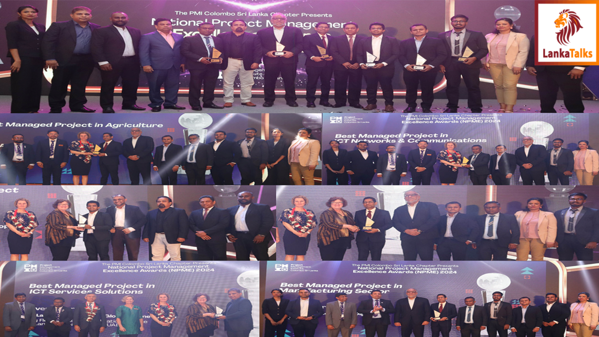 SLT-MOBITEL clinches six prestigious awards at National Project Management Excellence Awards 2024