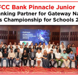DFCC Pinnacle Junior Partners Gateway College for the Gateway Robotics Competition 2024