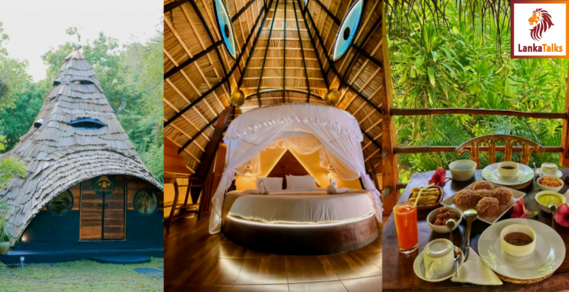 Youth creates sensation in tourism arena by obtaining a patent for Igabara Resort Rekawa, first Hobbit House in Sri Lanka