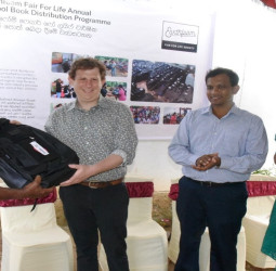 Earthfoam donates school bags and books worth over Rs. 15 million to 1,900 school children of their organic rubber farmers