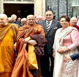 Vesak celebrated in No 10, Dowing Street, London
