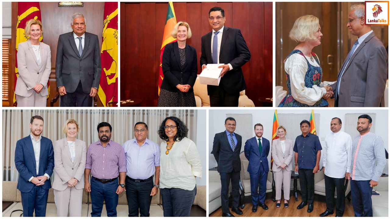 Norwegian Ambassador meets the President and Leaders of Political Parties during visit to Sri Lanka