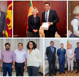 Norwegian Ambassador meets the President and Leaders of Political Parties during visit to Sri Lanka