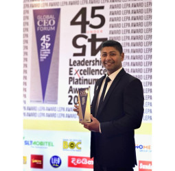 Suneth Silva of WIS recognized at Global CEO ‘45 Under 45 Leadership Excellence Awards’