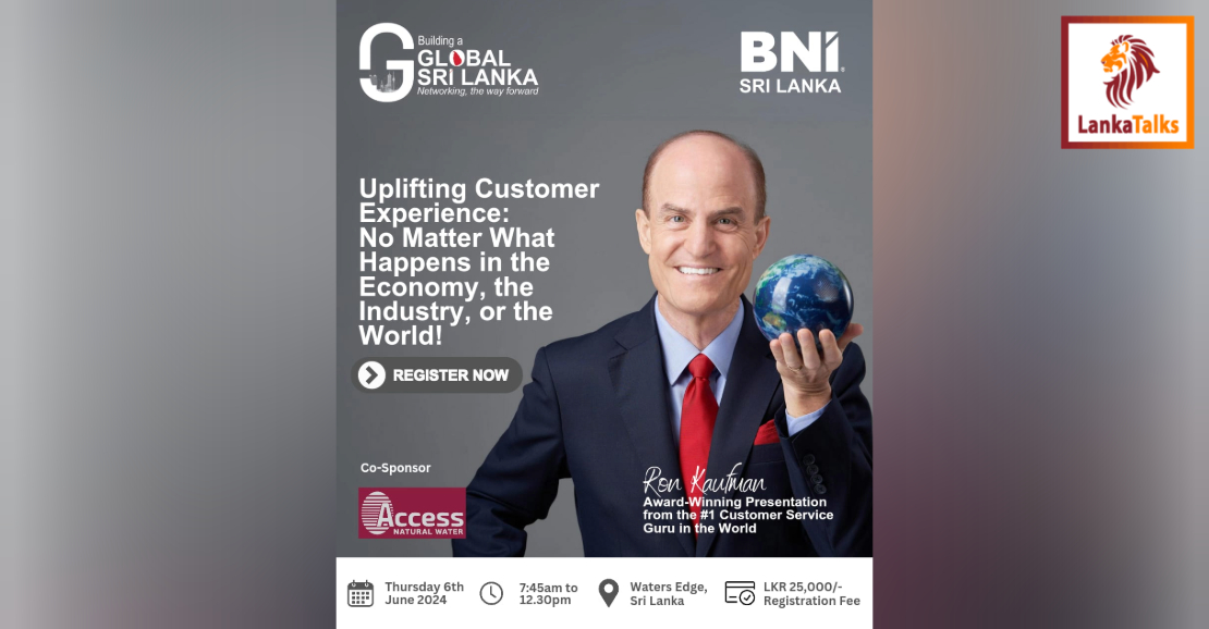Ron Kaufman, Global Customer Experience Guru, Upcoming Event in Sri Lanka
