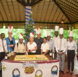 Elephant Reach Hotel Yala kicks off Christmas Celebrations with a festival cake mixing ceremony