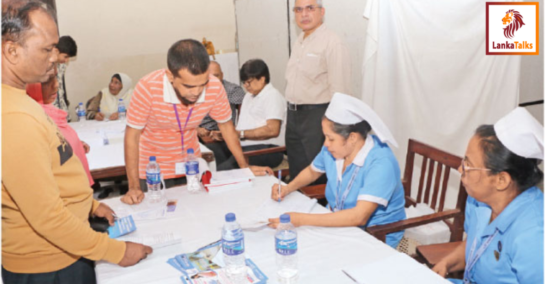Free medical camp in Dematagoda
