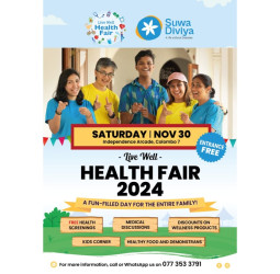 Suwa Diviya ‘Live Well Health Fair’ brings health and wellness to Colombo