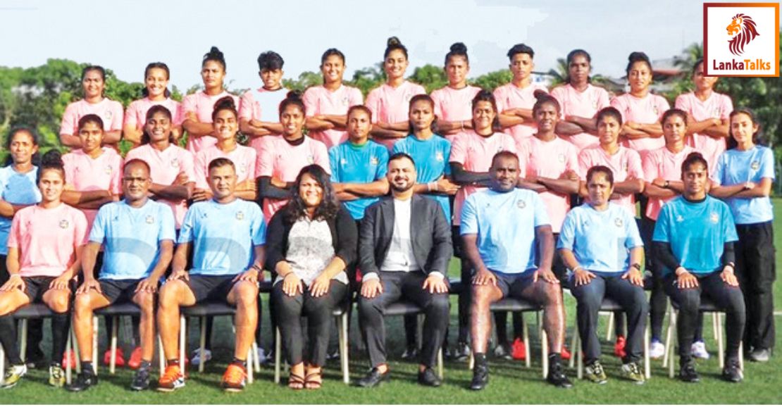 Sri Lanka Women’s Football team heads for SAFF Championship