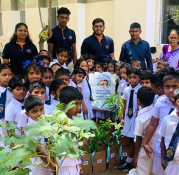 Sanasa Life Insurance celebrate world children day with a CSR project