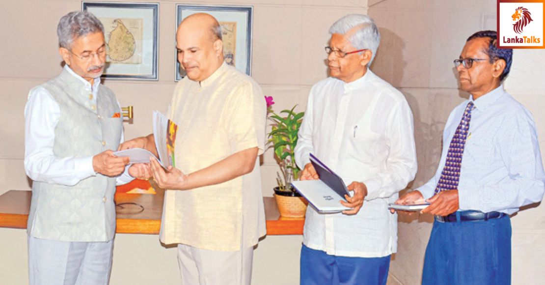 Pathfinder presents Indo-Lanka Physical Connectivity Report to India’s EAM Dr. S. Jaishankar