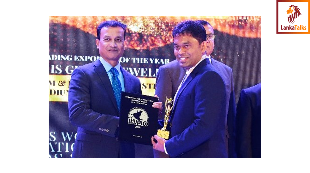 DHS Gem and Jewellery wins Leading Exporter of the Year (Medium) at BWIO Awards