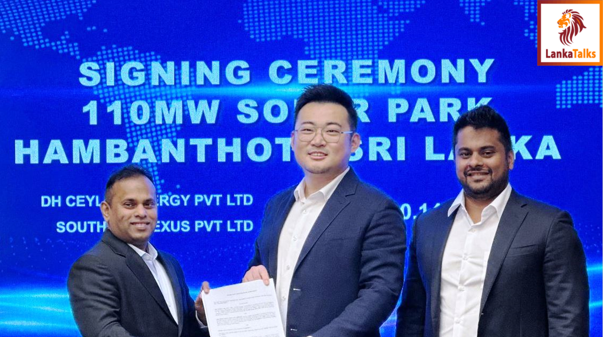 DH Ceylon Energy Pvt Ltd unveils Project Apollo:   A 110MW Solar Park to power Sri Lanka’s renewable energy future