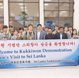 Taekwondo ‘Show Team’ in Sri Lanka