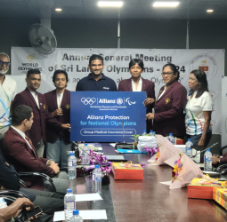 Medical Cover Protection for all Sri Lankan Olympians from Allianz Insurance Lanka Ltd.