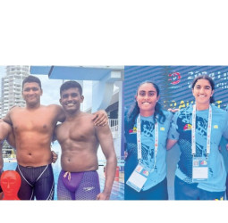 Sri Lankan Lifesaving teams set up two new records in World Championship