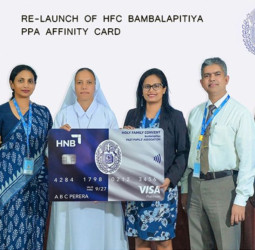 HNB relaunches Affinity Card for Holy Family Convent Bambalapitiya PPA
