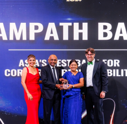 Sampath Bank Makes History as Asia’s Best for Corporate Responsibility at Euromoney ‘24
