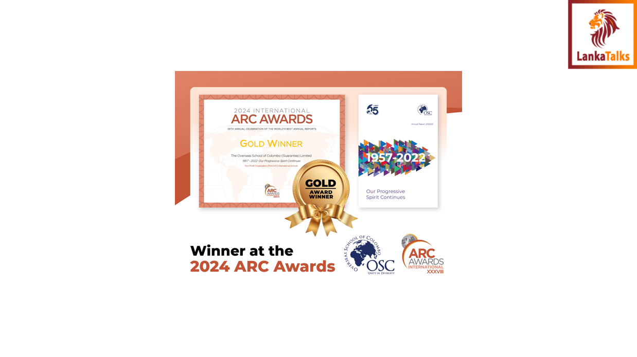 A Progressive Spirit Continues: The Overseas School of Colombo Strikes Gold at The Oscars of Annual Reports!