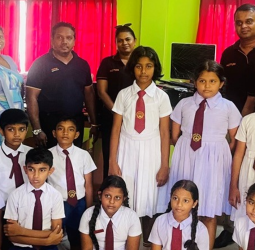 Hutch Continues Support for Digital Literacy with Computer Initiative at Aarangawa Sri Dammarama Primary School