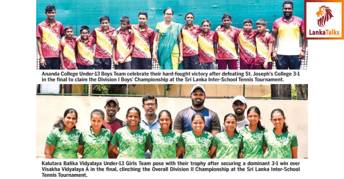 Ananda College, Kalutara Balika victorious at Inter-School Tennis C’ship