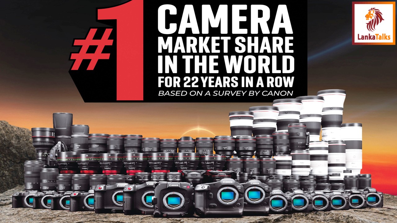 Canon celebrates 22nd consecutive year of No. 1 share of global interchangeable-lens digital camera market