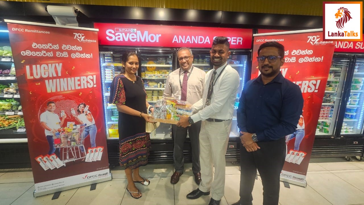 DFCC Bank Rewards 70 Remittance Customers Each Month to Celebrate 70 Years