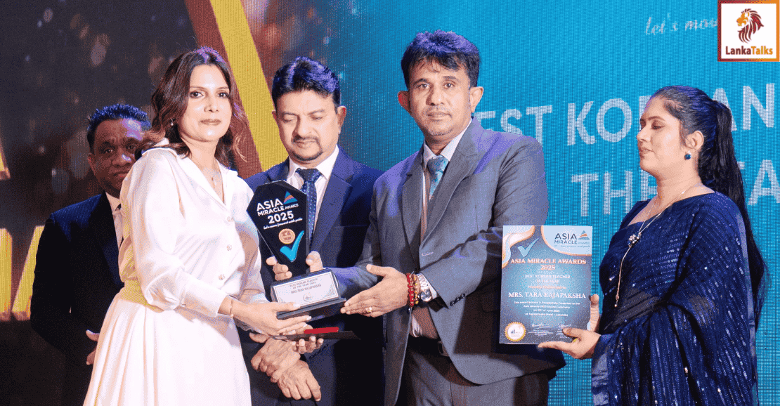 Founder of KLC Tara Rajapaksha named Best Korean Language Teacher at Asia Miracle Awards 2025