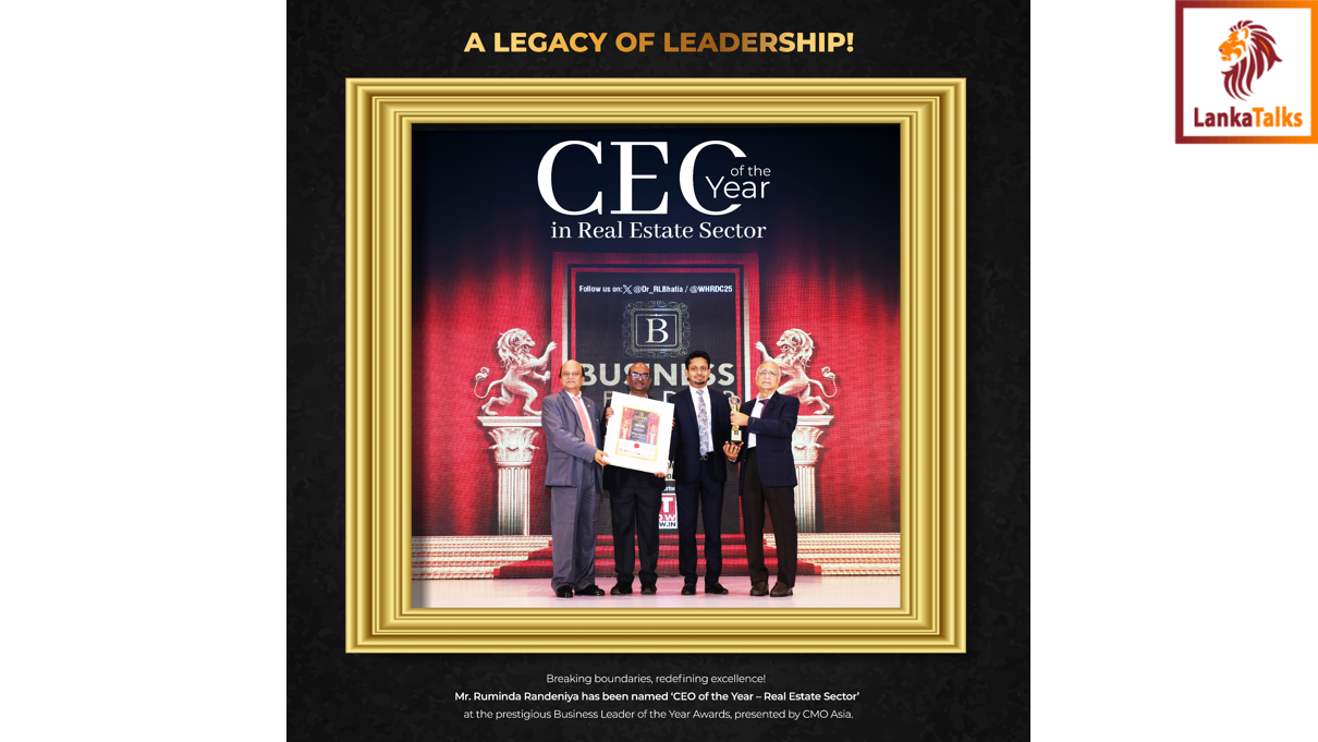 Prime Lands CEO honoured at CMO Asia Business Awards for Real Estate Leadership