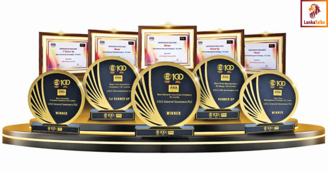 LOLC Insurance clinches five accolades at Emerging Asia Insurance Awards in Thailand