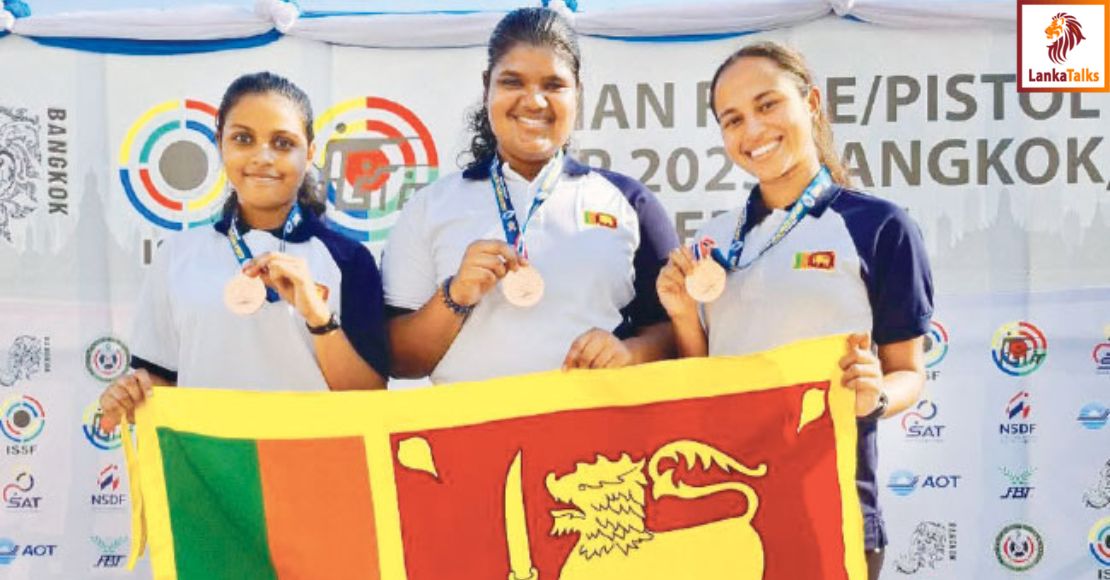 Sri Lanka claims bronze in Women’s Junior Air Pistol event at Asian Cup