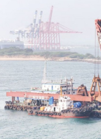 Dredging operation at HIP to restore harbour depth