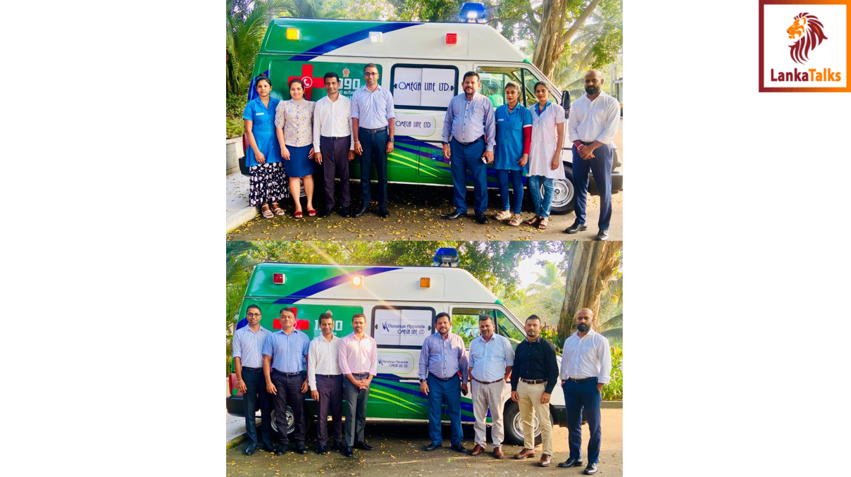 Omega Line extends its support towards public health in Sri Lanka with 1990 Suwa Seriya Foundation