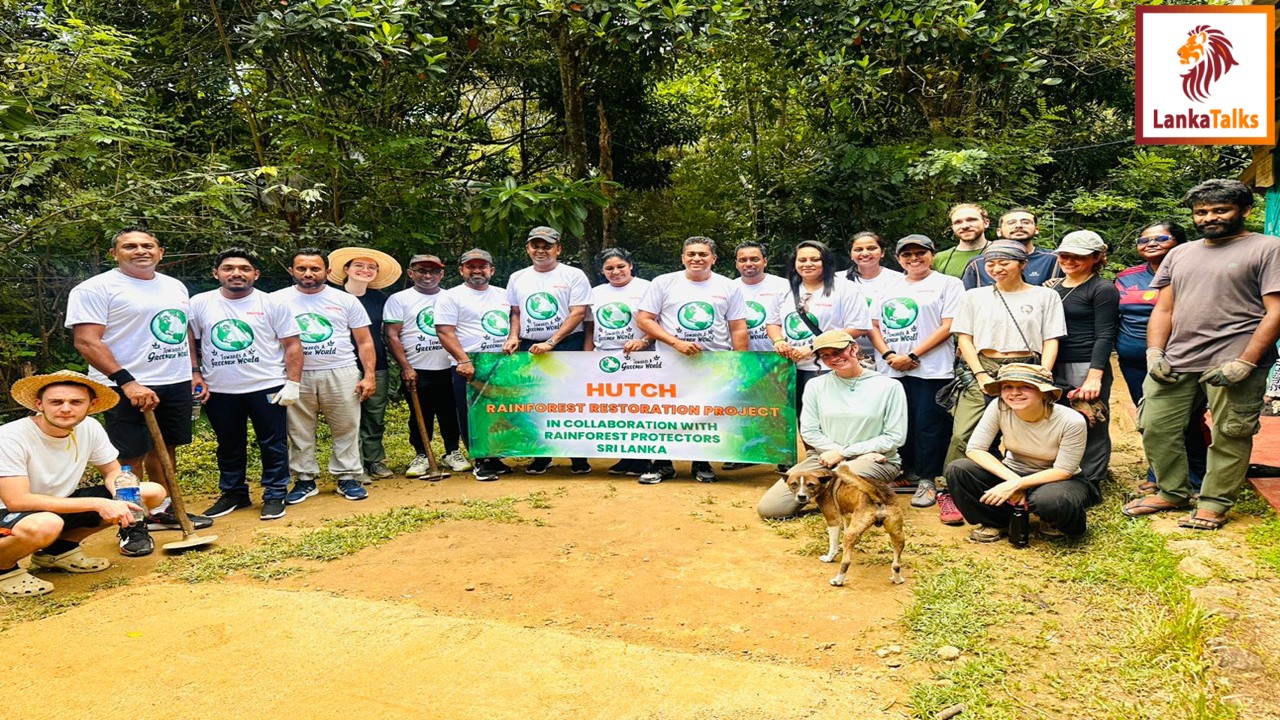 HUTCH Partners with Rainforest Protectors Sri Lanka to Launch Rainforest Restoration Project