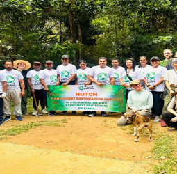 HUTCH Partners with Rainforest Protectors Sri Lanka to Launch Rainforest Restoration Project