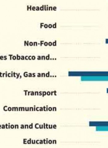 Monthly national consumer prices slow to 0.9%