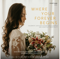 Begin Your Forever at Courtyard by Marriott Colombo: 2025 Wedding Packages Now Available