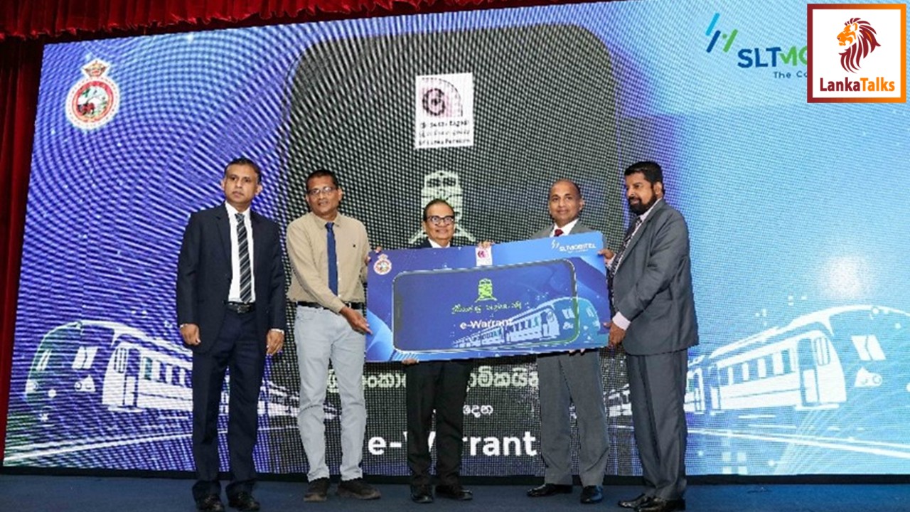 SLT-MOBITEL and Sri Lanka Railways Partner to Digitalize Pension Warrant Process